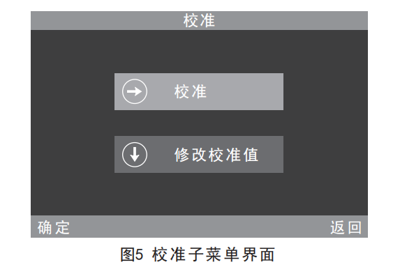 光澤度計(jì)校準(zhǔn)界面